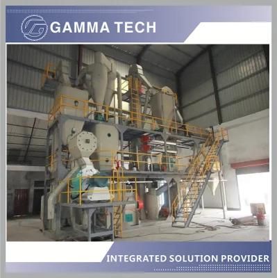 3-5tph Poultry Eqipment /Animal Pellet Mill Machine with Hammer Mill/Mixer/Cooler in China