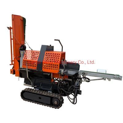 Automatic Hydraulic Gasoline Engine Powered Firewood Processor with Tracked