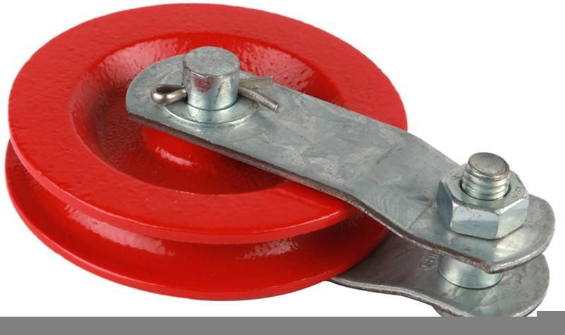 3-1/2" Red Cast Pulley (#131210)
