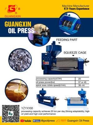 Bigger Capacity 20tpd Oil Pressers Cotton Processing Equipment High Oil Yield Sunflower Oil Press Machine