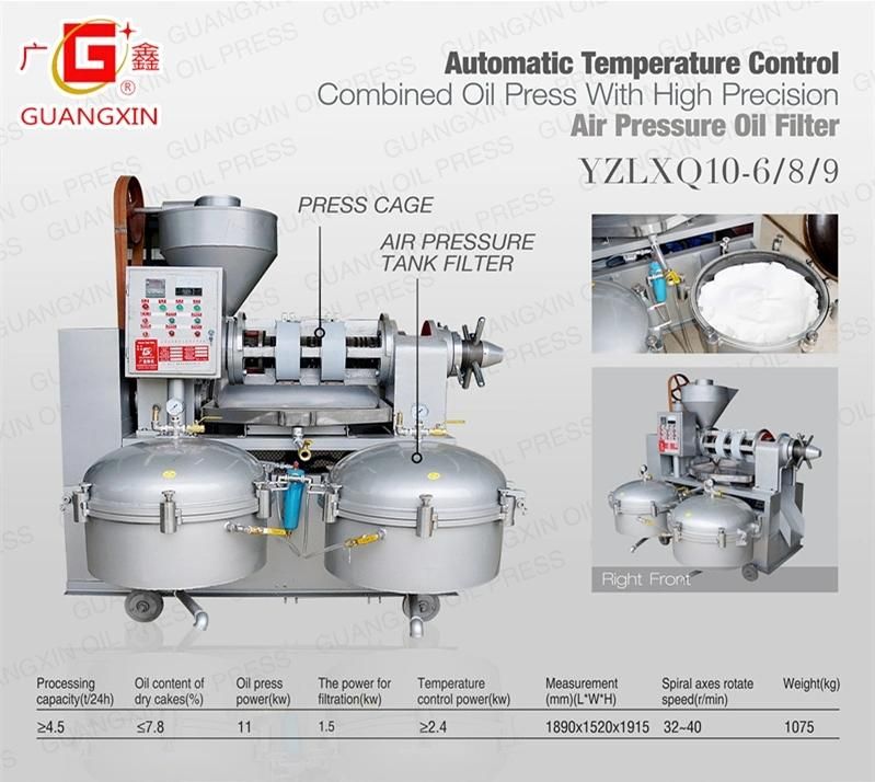 New Condition 4.5tpd Capacity Various Seed Copra Neem Oil Extraction Machine