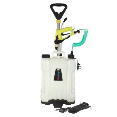 Agricultural 15L Electric Garden Battery Operated Weed Pressure Sprayer with Wheels