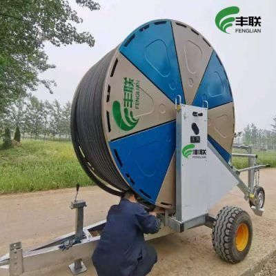 400m Hose Reel Irrigation with Travelling Big Rain Gun