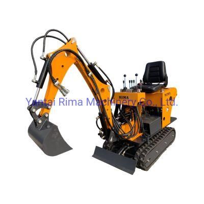 1 Ton Mini Excavator Micro Digger Small Bagger for Sale