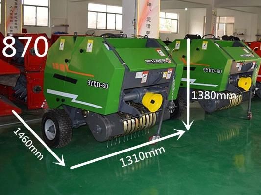 Automatic Rice Wheat Grass and Straw Mini Round Hay Baler