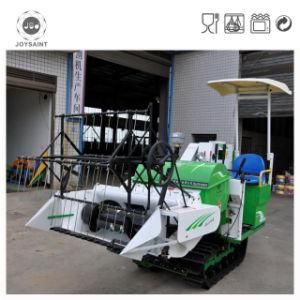 4lz-1.0A Cheap Price Full-Feeding Creeper Self-Propelled Combine Rice Harvester