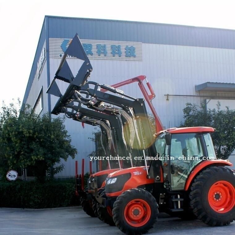 Hot Selling Agricultural Machinery Tz10d Ce Approved 70-100HP Wheel Farm Tractor Quick Hitched Type Front End Loader Made in China