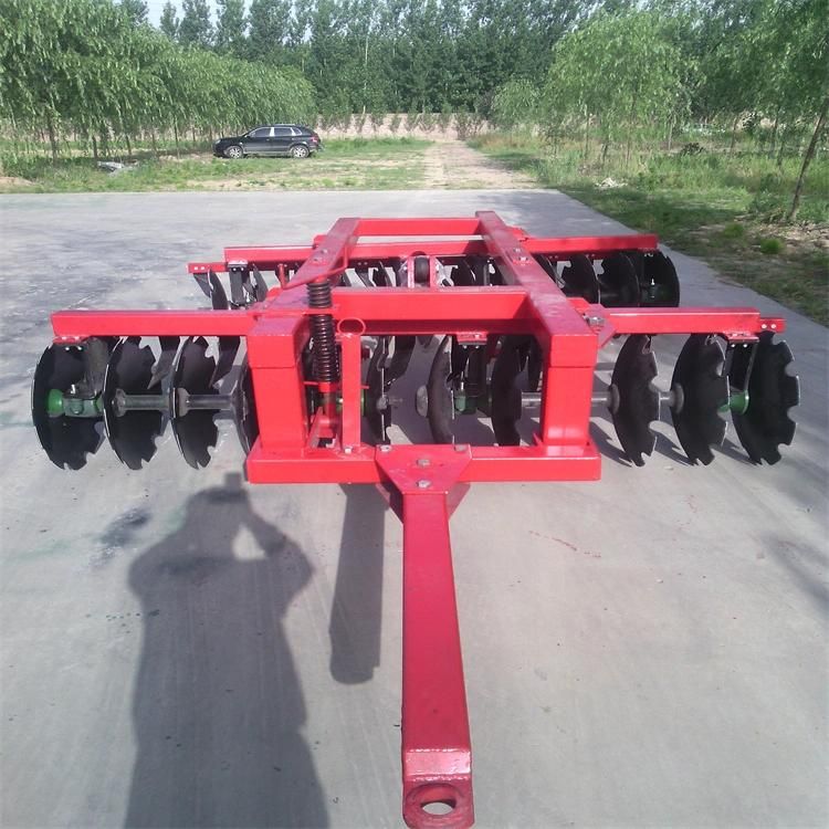 Stubble Before Ploughing Ground After Ploughing Weeding Heavy Duty Hydraulic Disc Harrow