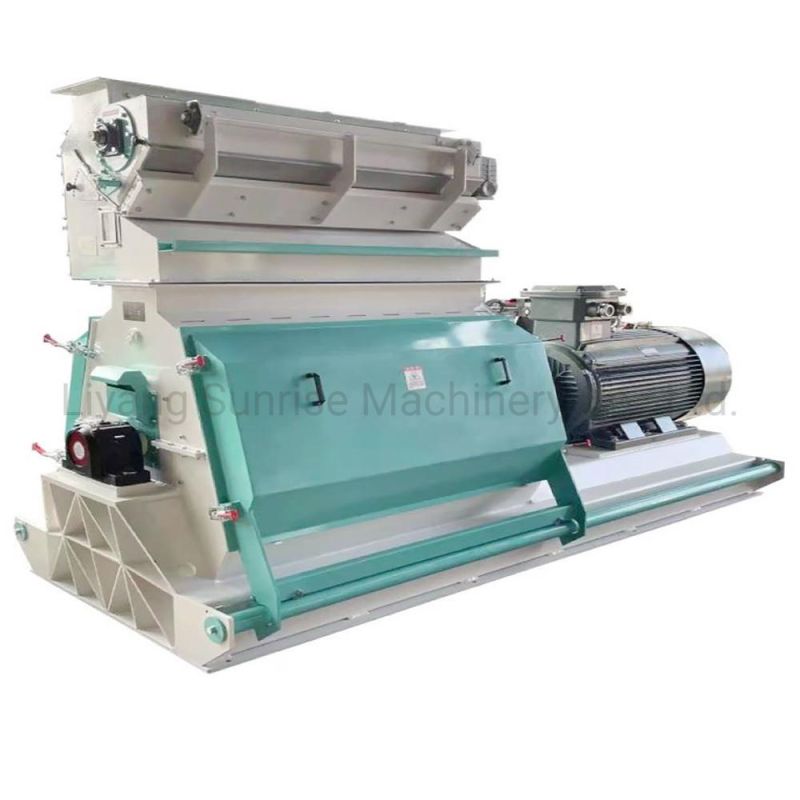 China Supply Wide Hammer Mill with ISO for Fish Feed and Suckling Pig Feed