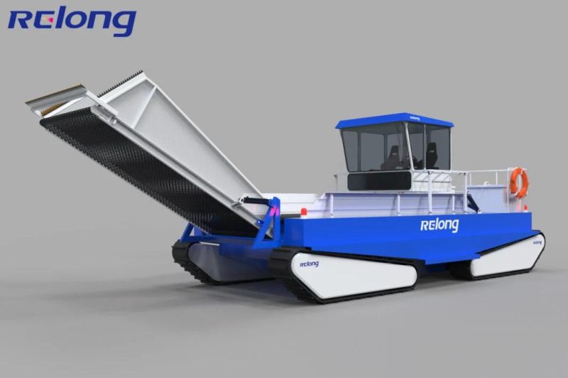 Amphibious Mud Dredger/Amphibious Weed Cutting Equipment Harvester for Asia