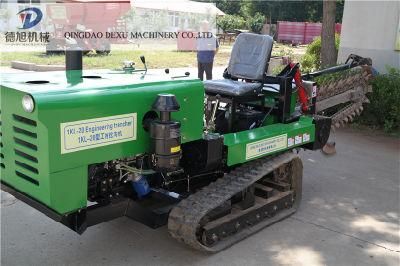 Single-Chain Tractor Trencher Adopt Alloy Blade Carbon Steel Blade