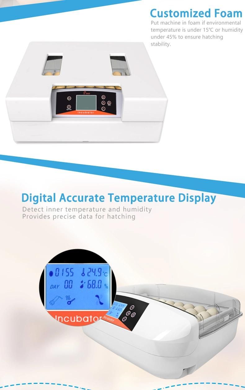 2022 Automatic Egg Turning G32A Incubator for Retail