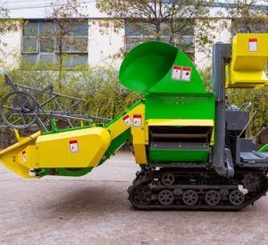 Mini Rice Combine Harvester Full Feeding Rice Harvester with Good Price