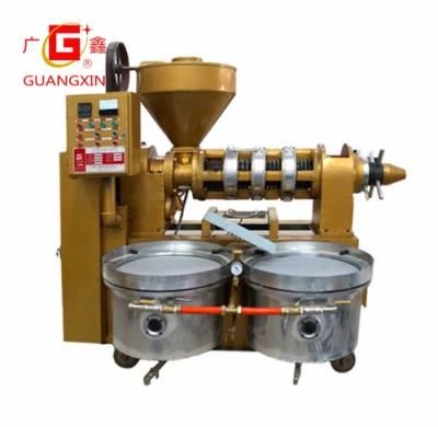 Large Capacity Oil Press &amp; Vacuum Filter Peanut Rapeseed Hot Cold Oil Making