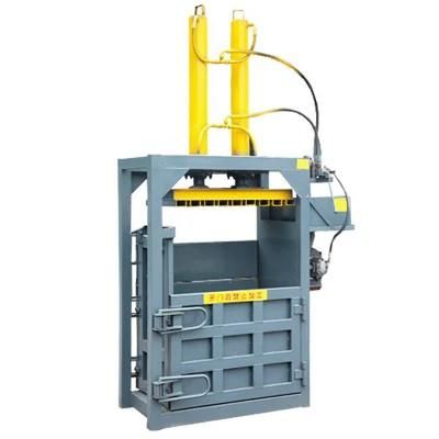 Hot Selling Garment Textile Recycling Machinery Double Chamber Vertical Garment Baler