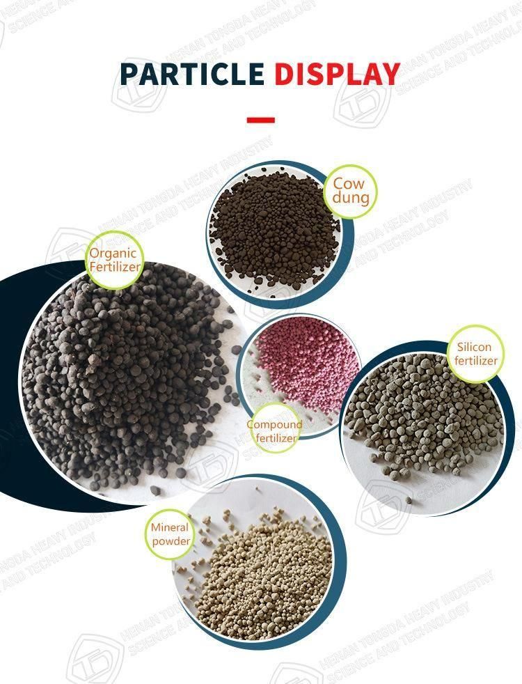 Hot Sale Tdyz-500 Disc Fertilizer Disk Automatic Granulator Pelletizer Animal Feed Pellet Machine