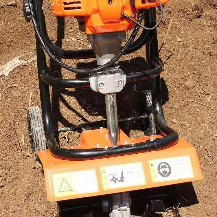 Powerful Tiller for Loosing Soil Before Planting on The Farm Land Convenient Farm Tools