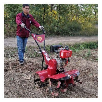 Best Selling Four Wheels Agriculture Mini Power Tiller Cultivators