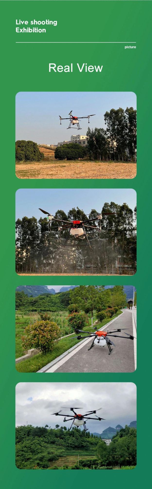 High-Quality Four-Axis Six-Axis Agricultural Plant Protection Spraying Drone