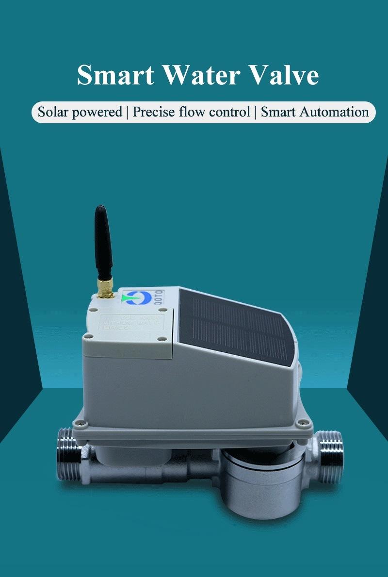 Battery Operated with Solar Panel Lorawan Irrigation Valve Controller