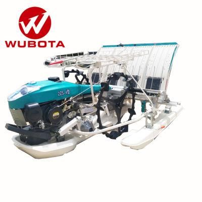 Wubota Machinery Kubota Similar 4 Row Hand Operation Planting Machine Rice Transplanter for Sale in Vietnam