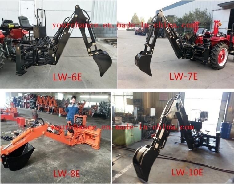 Tip Quality Advance Excavating Machine Lwe Series Pto Drive Side Shift Backhoe for 20-180HP Wheel Tractor