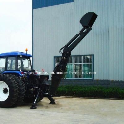 Hot Selling Tractor Attachment Lw-12 100-180 HP Tractor 3 Point Hitch Pto Drive Hydraulic Load Excavator Backhoe with 22 Inch Bucket