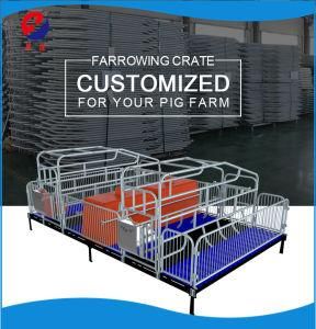 Hot Galvanized Farrowing Crates for Pregnant Pig Price / Livestock Machine