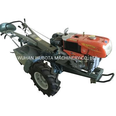 Japan Kubota Agricultural Mini Cultivator Hand Tractor Power Tiller Walking Seed Planter Machine with Back Rotary