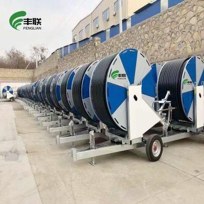 Hose Reel Multi Sprinkers Irrigation Machine