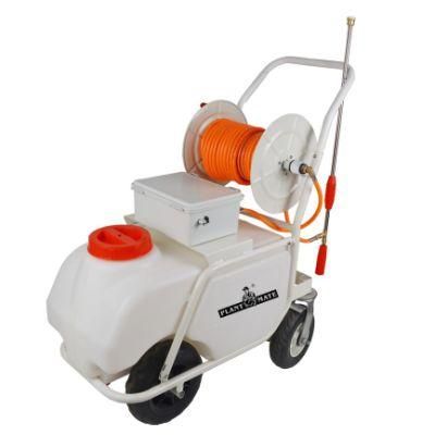 60L Trolley Type Battery Electric Sprayer with Universal Wheel