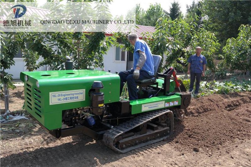 High Performanace Strong Flexible Depth&Width Micro Trenching Machine/Trencher/Farm Trencher