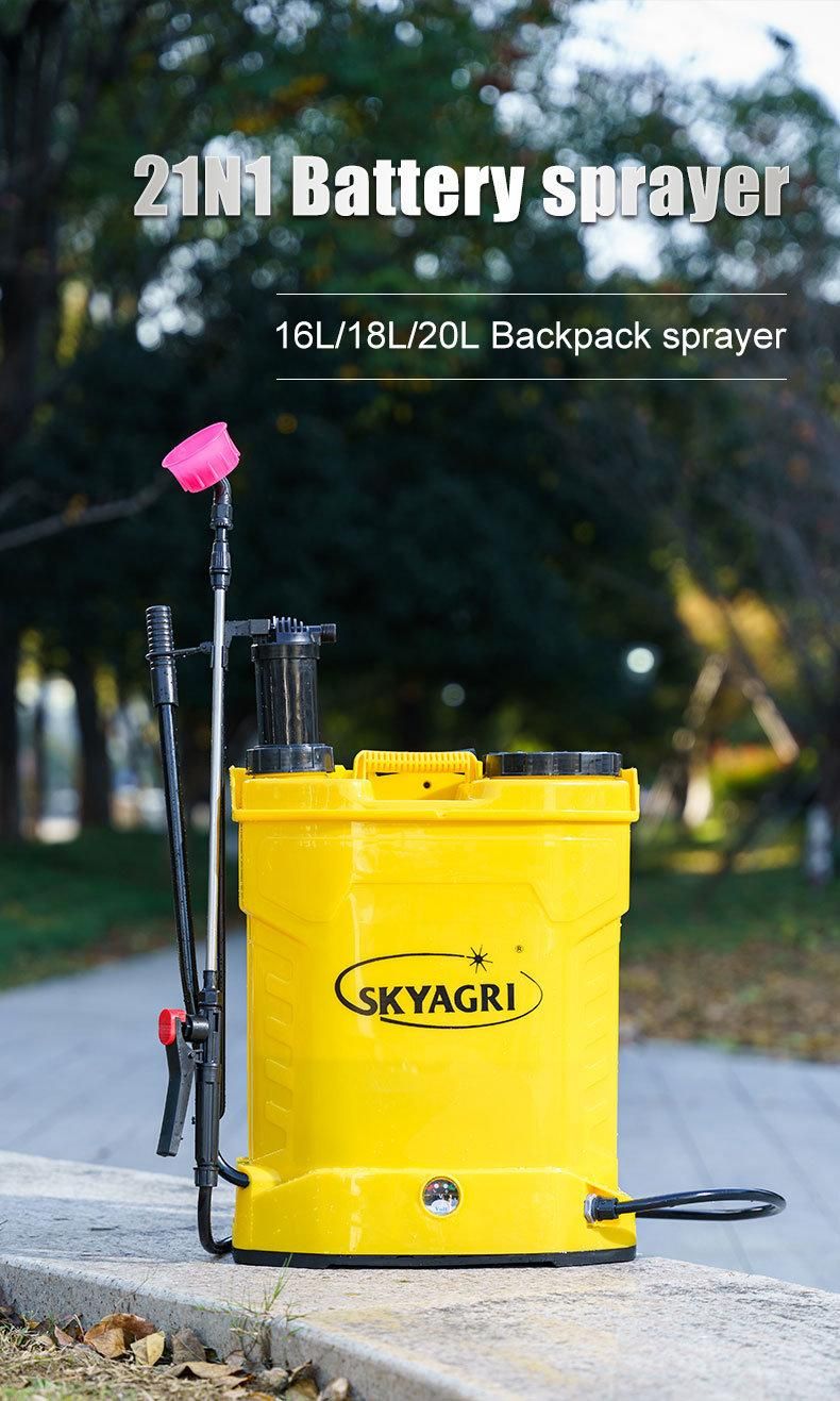 16L 2in1 Agriculture Sprayer Battery Operated Electric Sprayer