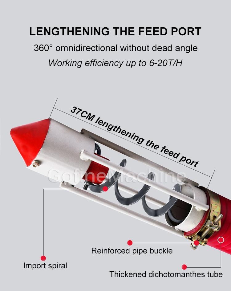 Vehicle-Mounted Dichotomanthes Tube Hose Conveyor