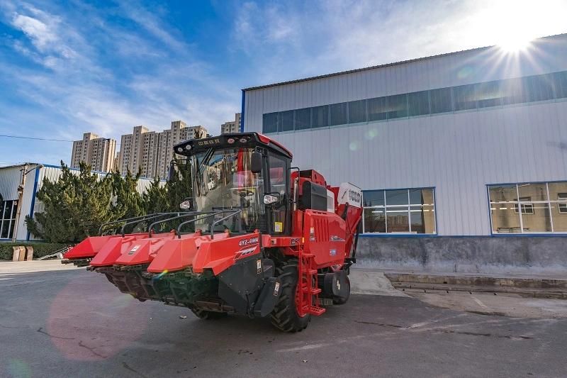 Chmc 4yz-4wa Model 200 HP Corn and Maize Combine Harvester
