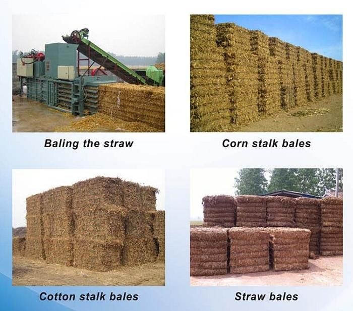 China Supply Semi Automatic Straw/Hay/Stalk Balers