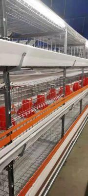 High Quality Metal Baby Chicken Cage 4 Layer H Type, Poultry Farm Baby Chick Brooder Cage