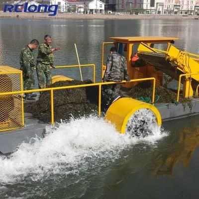 Self Propelled River Water Weed Garbage Cleaning Vessel Harvester