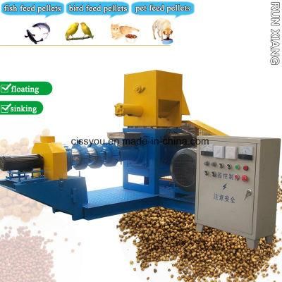 Non-Sinking Floating Fish Feed Pellet Production Machine