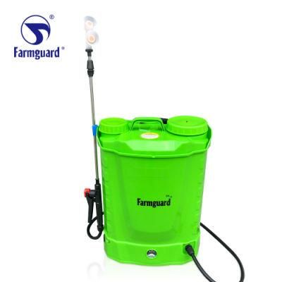 16L New Design Double Pump Double Motor Knapsack Agricultural Battery Operated Electric Sprayer GF-16D-18z