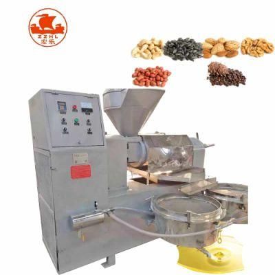 High Quality Screw Industrial Mini Olive Home Press Oil Extracting Machine Hl-80A