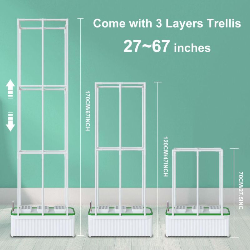 2021 New Design Big Smart Hydroponics System Hydroponics Indoor Farm Machine