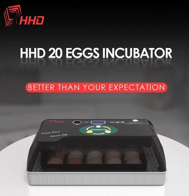 New ABS Material Ew9-20 Egg Incubator Equipment for Hatching 40 Pigeon Eggs