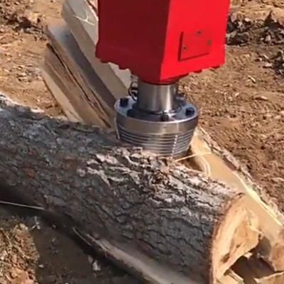 Firewood Cutting Machine Hydraulic Screw Log Splitter for Excavator