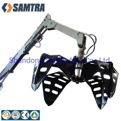 4 Jaws Palm Fruit Hydraulic Grapple Grabber From China