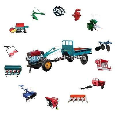 Factory Price Good Quality 10HP 12HP 18HP 20HP Two Wheel Walking Tractor with Different Accessory