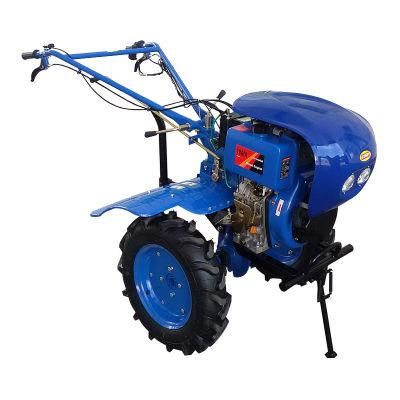 10HP 6.3kw Diesel Engine Power Tiller with CE