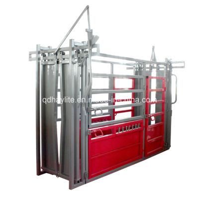 Powder Coated Livestock Cattle Squeeze Chute Cattle Crush