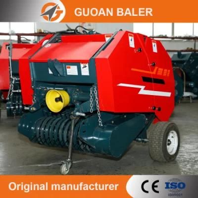 Guoan 850 Full Automatic Mini Grass Packing Baler Straw Round Hay Balers Machine for Sale