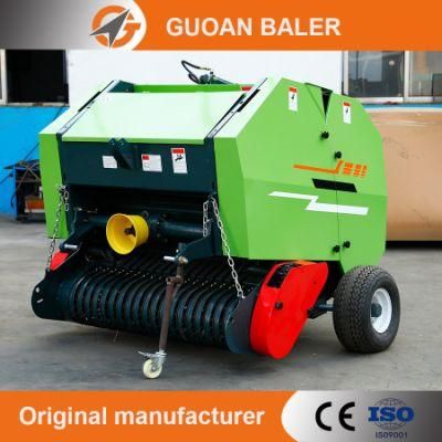 Ce Small Automatic Compressed Straw Pto Round Baler for 25HP Tractor